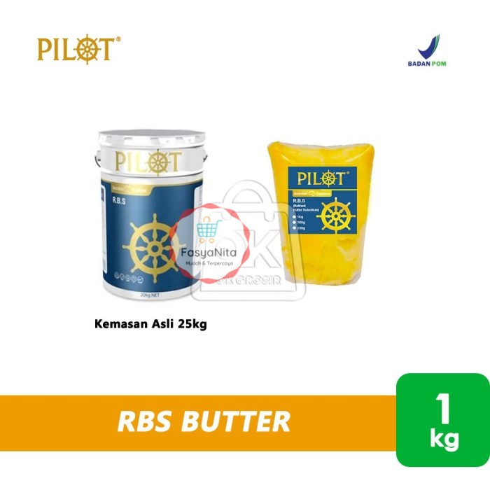 

Butter RBS Pilot Australia Pengganti Mentega / Refined Butter (1 Kg) - FasyAnita Mart Denpasar