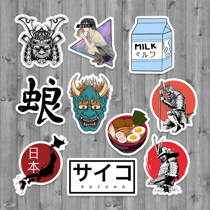 

STIKER PACK TUMBLR - JAPAN / JEPANG VOL. 1 20 PCS