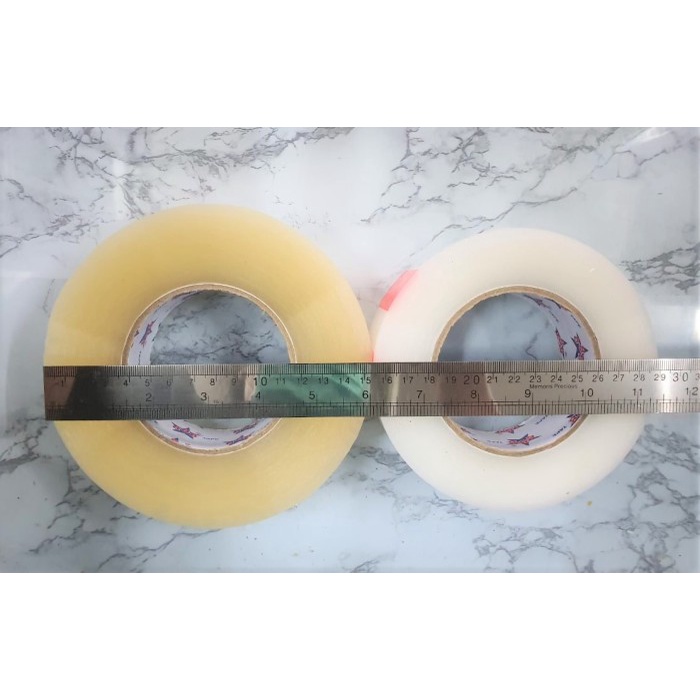 

OPP Lakban Jumbo 2 inch / Lakban Jumbo 2 inch 500 yard 300 Meter - 270yard d=13cm, Cokelat