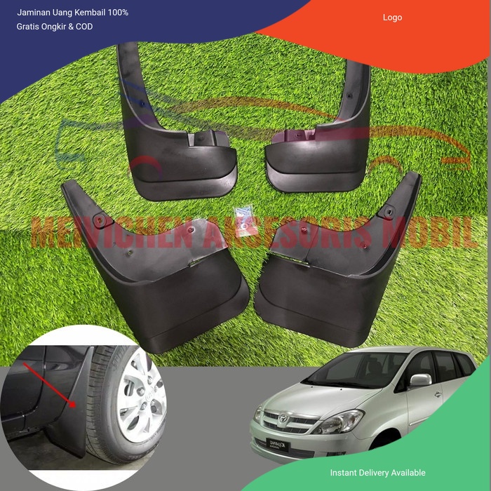 Mud guard / Mudguard / Karpet Lumpur Innova Lama Old 2005 sd 2007 Aksesoris mobil
