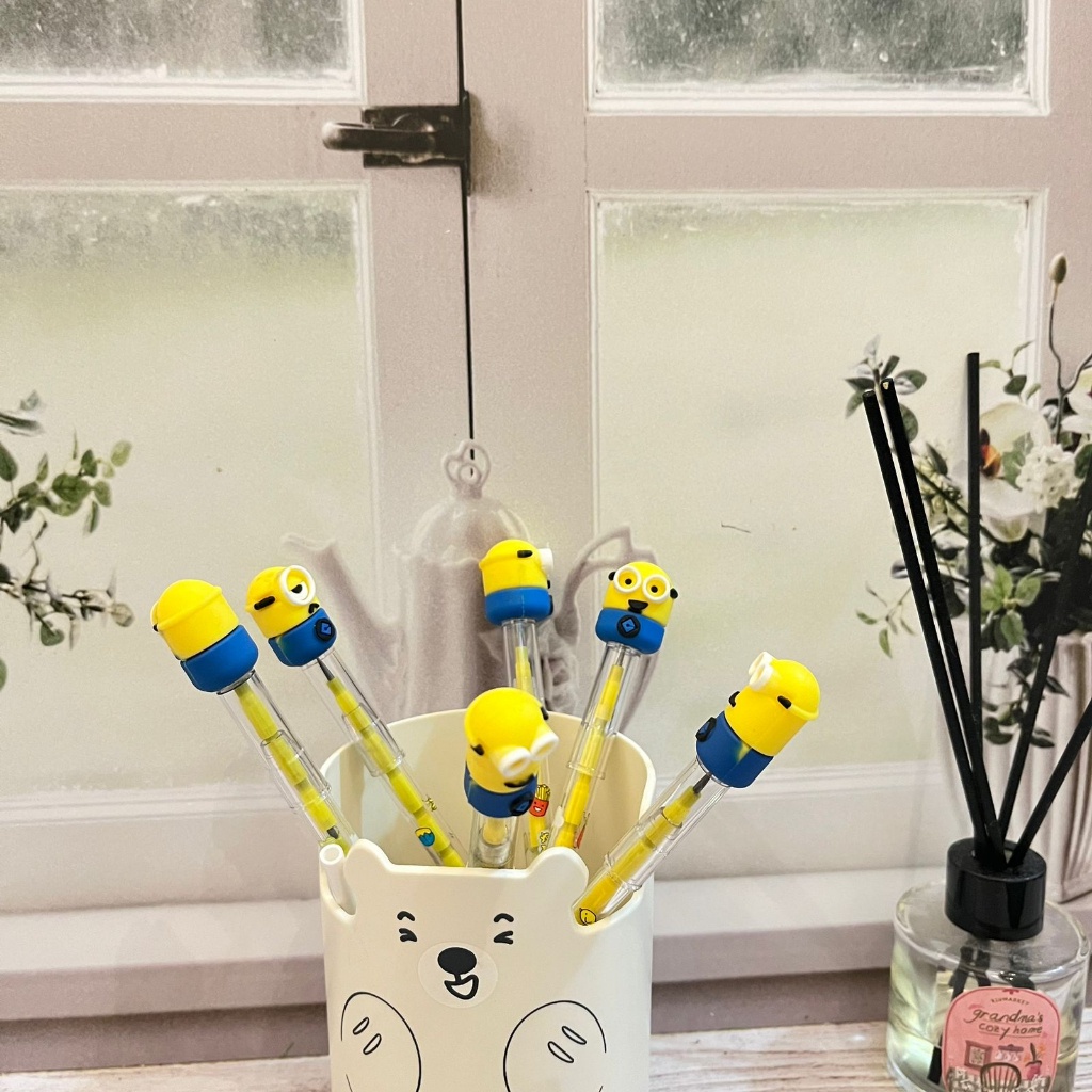 

Pensil Susun / Peluru Minion Peluru Lantu Susun Bensia Refill Isi benzia Pencil Kevin the Minion Stuart the Minion alat sekolah anak lengkap murah
