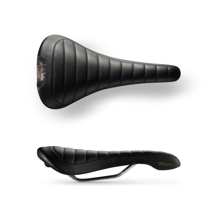 Selle Italia Milano Flite Bonnie Black Saddle Sepeda