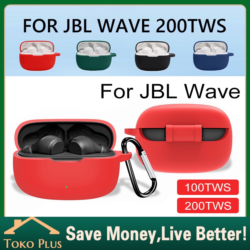 Silicone Soft Case for JBL WAVE 100TWS/200TWS Cover Shockproof Wireless Protective Earphones Cover f