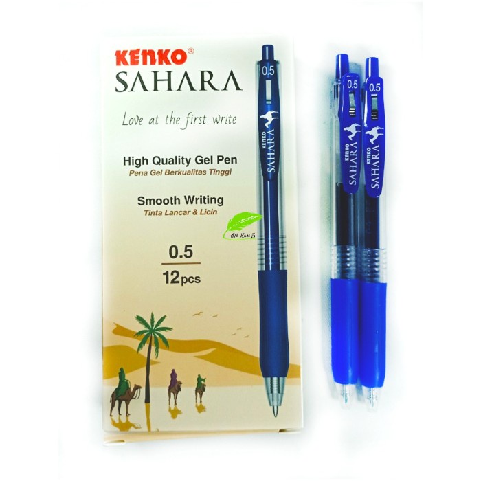 

KENKO Gel Pen Sahara Pulpen Gel - Per Lusin - Hitam