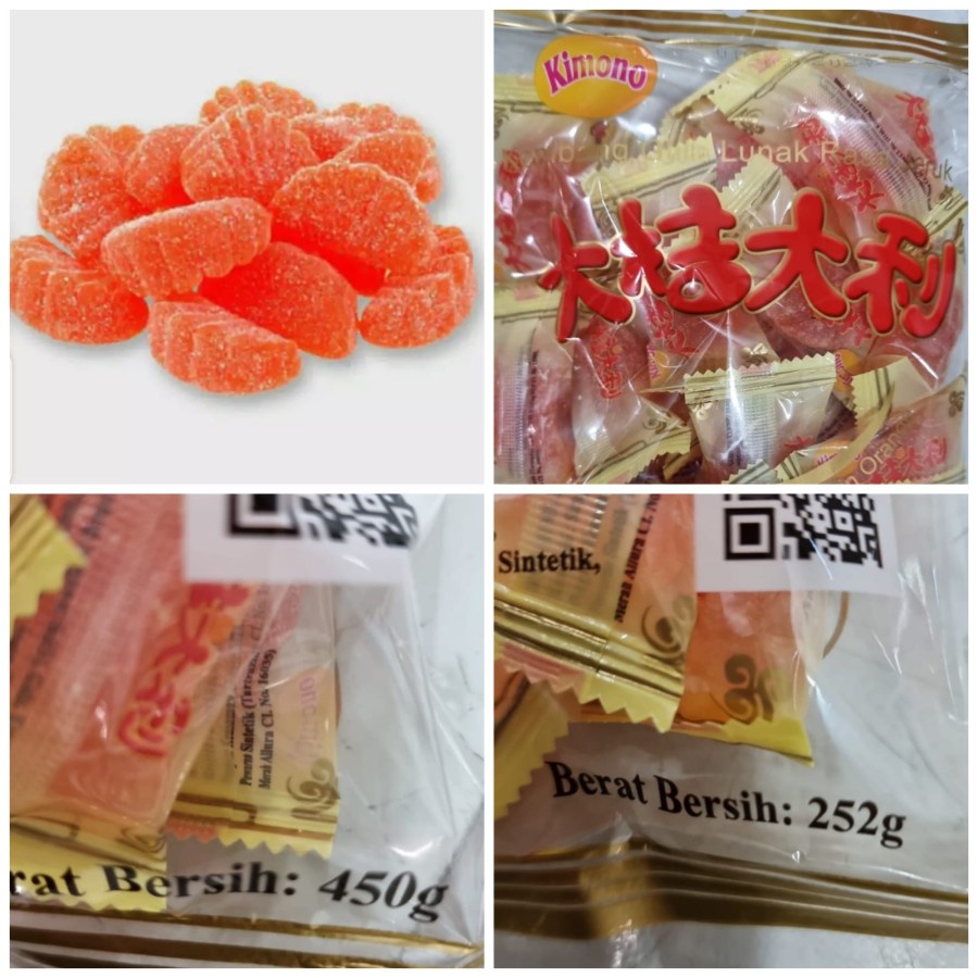 

Permen jeruk jelly mandarin orange halal kimono naraya