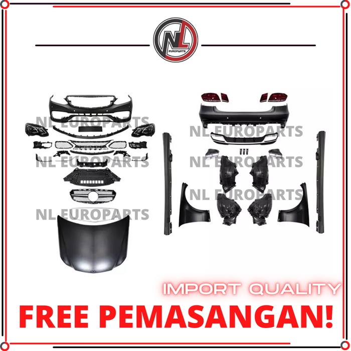 BODYKIT Mercy Mercedes C-Class W212 FACELIFT BODY KIT