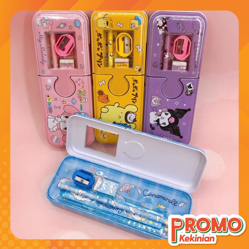 

Promo Kekinian - S6003 Kotak Pensil Sanrio Bening 2 Tingkat / Kotak Pensil Sanrio / Kotak Pensil Magnet / Kotak Pensil Anak / Kotak Pensil