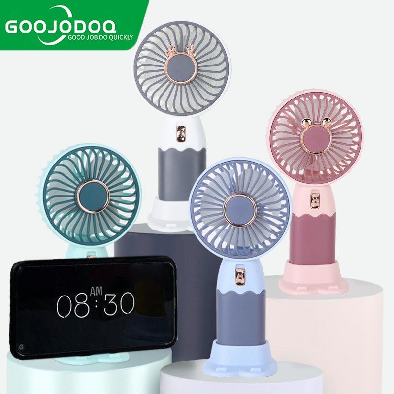 GOOJODOQ KIPAS ANGIN MINI GENGGAM Cute / Kipas Lipat PORTABLE / Mini Fan