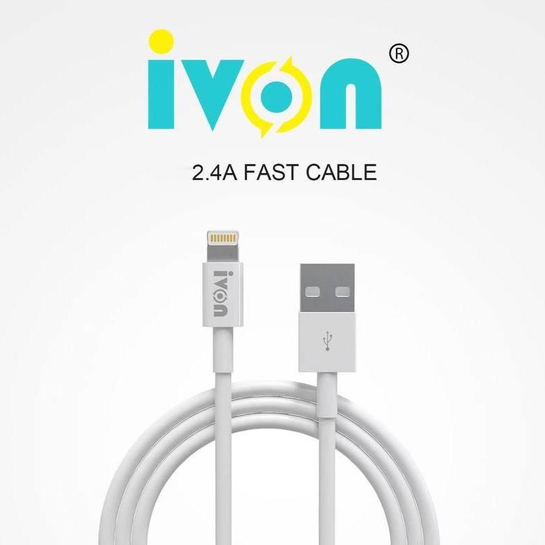 iVON Kabel Data 2.4A Cable data Fast Charger 1M 2M 3M IOS Android For Iphone / Type-C / Micro USB