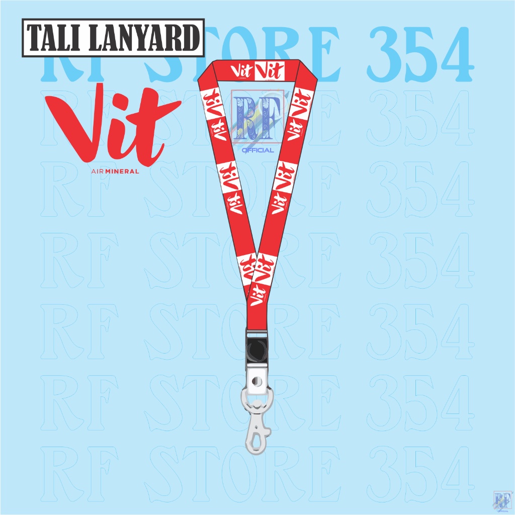 

TALI LANYARD VIT AIR MINERAL - TALI ID CARD GANTUNGAN KUNCI GANTUNGAN FLASHDISK GANTUNGAN NAMETAG TALI LANYARD BEST SELLER COD