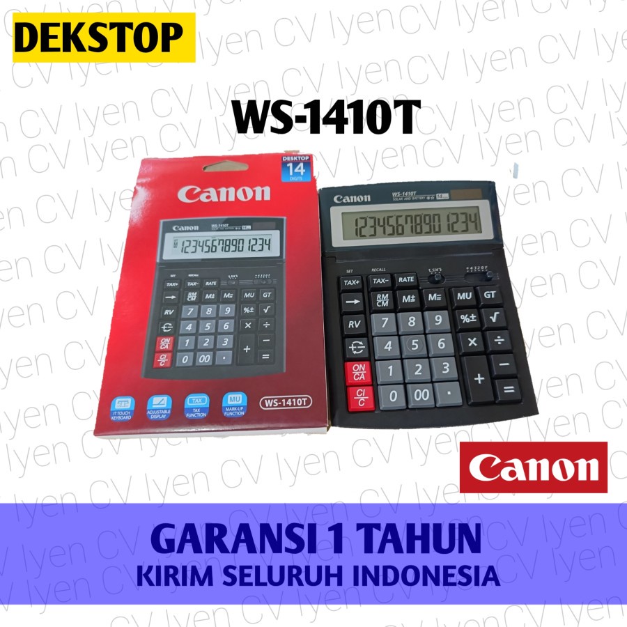 

Kalkulator Dekstop Canon WS-1410T / WS 1410T / ws 1410t
