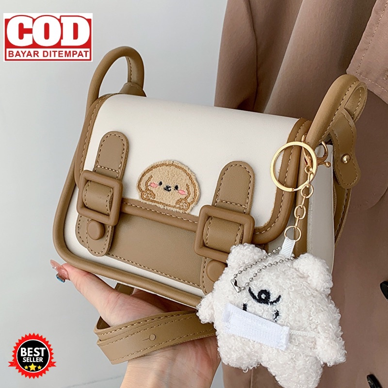 LADIESBAG - FREE GANTUNGAN TAS SELEMPANG HANDBAG WANITA  CEWEK BAG SLINGBAG SELEMPANG SHOULDERBAG KO