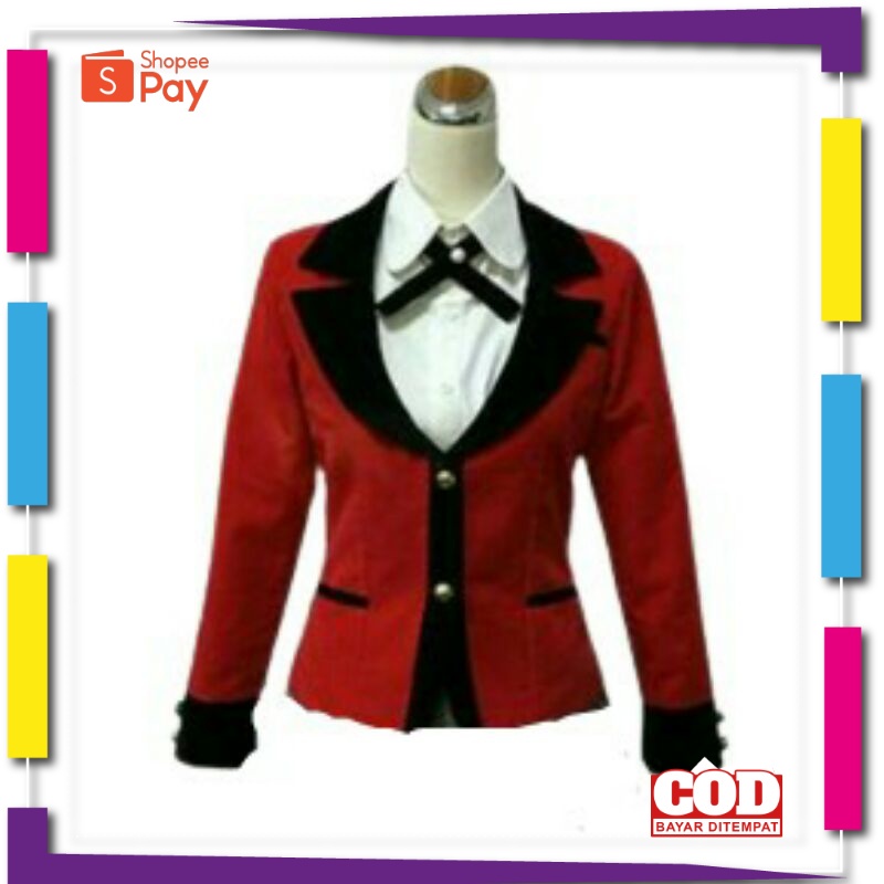 PREMIUM KOREAN STYLE / Blazer Wanita Dewasa / Jas Pria Kekegurui / Blazer Jabami Yumeko / Cosplay Je