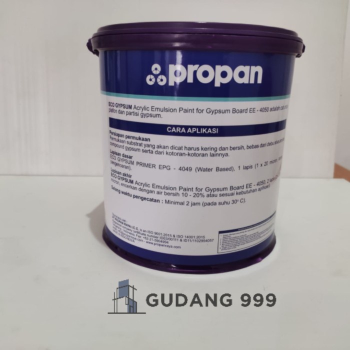 Cat Gypsum / Cat Plafon / Eco Gypsum Propan 5 Kg / White Putih 4050