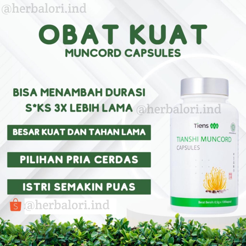 Obat Kuat Muncord Tiens Original Penambah Stamina Badan Pria Dewasa Mengatasi Ejakulasi Dini Ampuh G