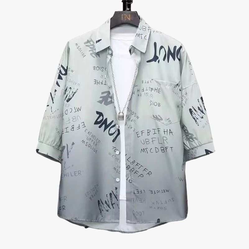 HYS10  KEMEJA IMPORT PRIA WANITA KOREA BTS