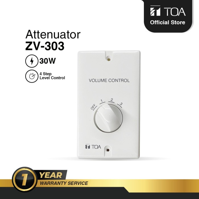 AGEN TOA ZV-303 Attenuator 30W