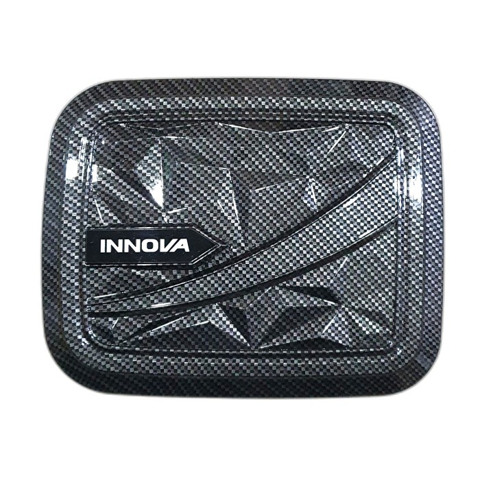 Tank cover carbon Innova lama 2004 - 2015. Aksesoris mobil