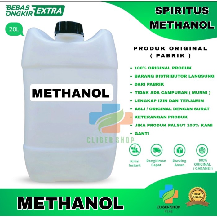 METHANOL 20 LITER / METHANOL ( PURITY 99,99% ) / SPIRITUS / METANOL