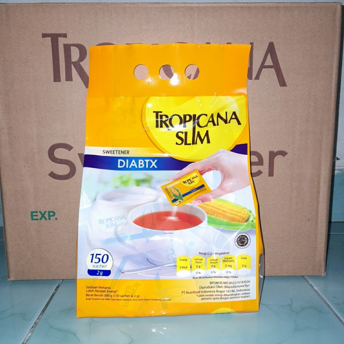 

NF-50 Tropicana Slim Sweetener Diabtx 150 sachet