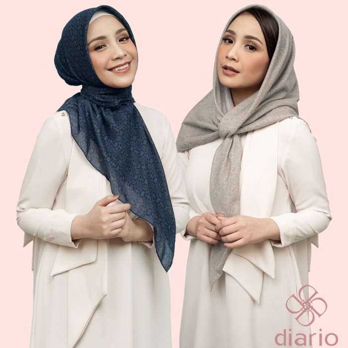 best -Hijab Wanita Travel Series Diario x Nagita Slavina - Jaune