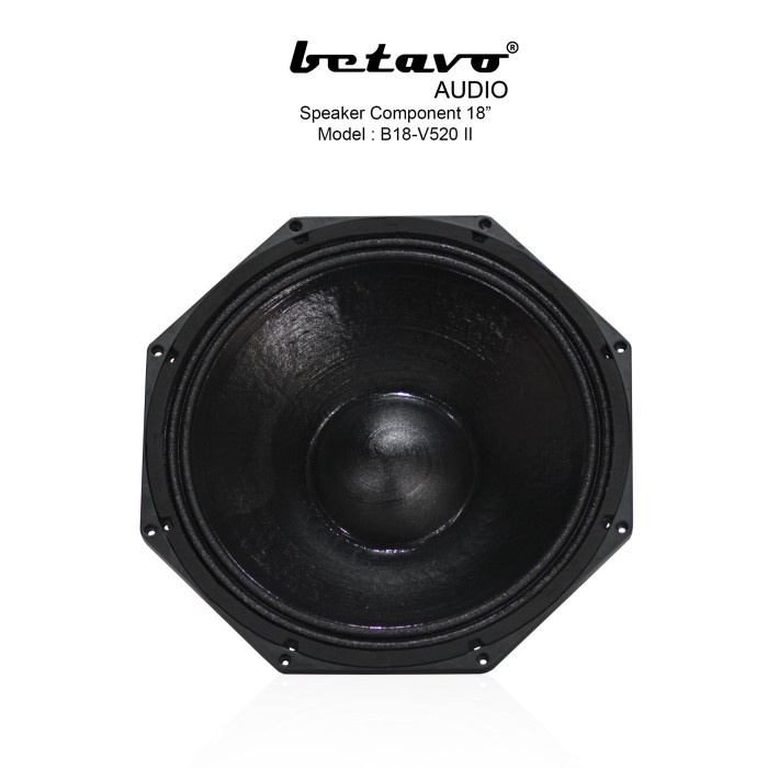 SPEAKER COMPONENT 18" BETAVO B18-V520 II PROFESIONAL AUDIO PRO
