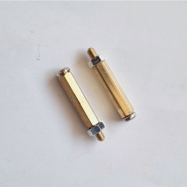 A740 Spacer Kaki Pcb  2cm Spicer Stainless EMAS GOLD Pcb + Mur Baut