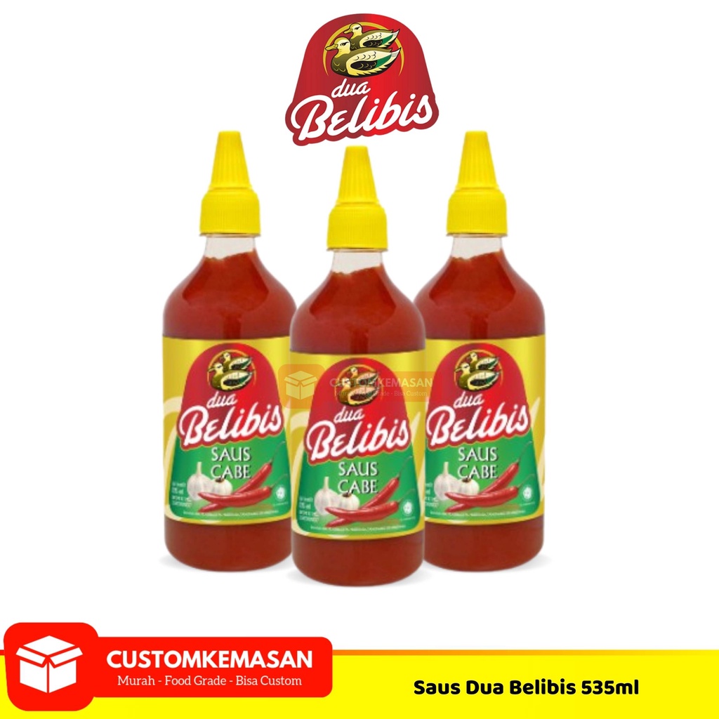 

Saus Cabai Dua Belibis / Saus Botol Saus Cabai 535ml / Saus Dua Belibis Saus Cabai / Saus Kemasan Botol