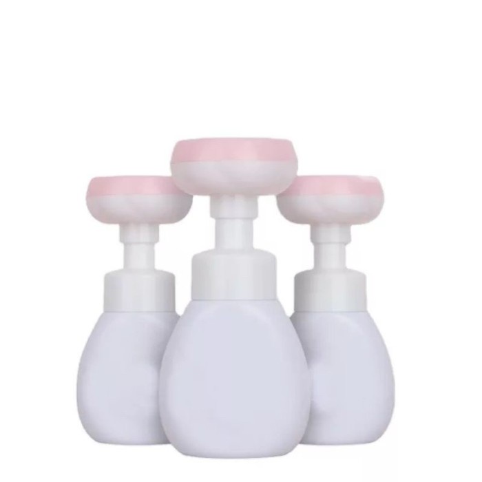 BOTOL SABUN BUNGA / FLOWER STAMP HAND SOAP VIRAL   - Biru