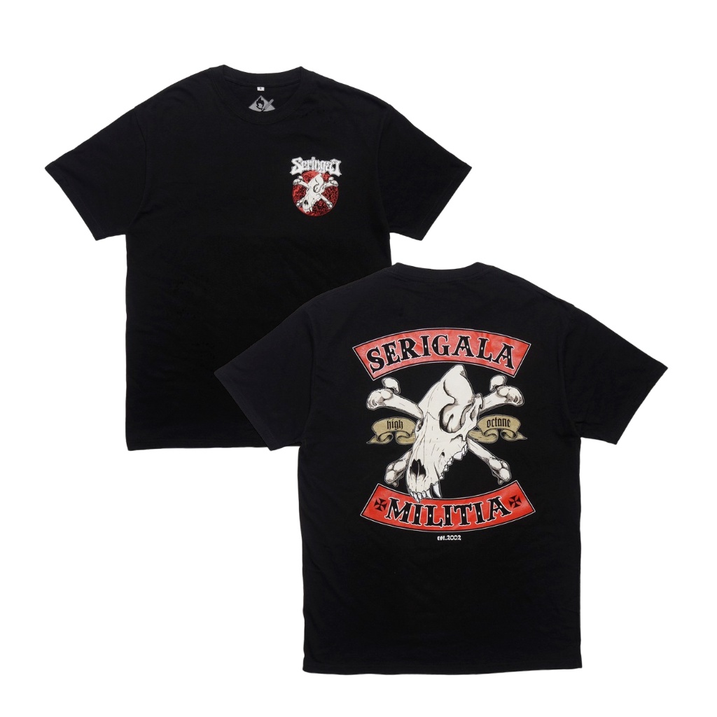 【COD】Seringai - Chopper Tshirt - Black/ OKE T-Shirt