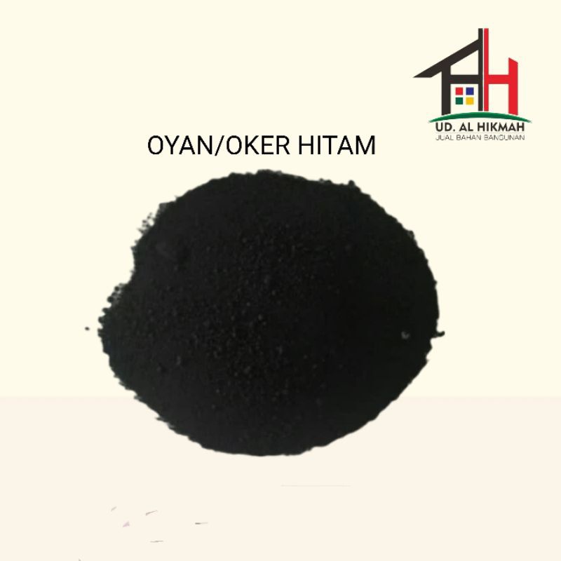 OKER DEMPUL KAYU DAN PEWARNA PLAMIR PEWARNA HITAM ISI 1 KG - OKER HITAM