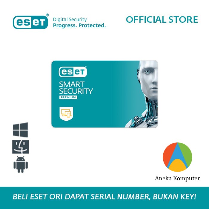 Antivirus ESET Smart Security Premium - 2 Komputer 1 Tahun