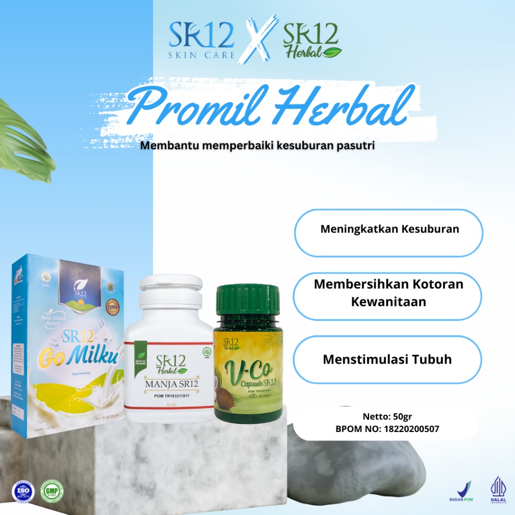 

PAKET PROMIL SUAMI ISTRI SR12 LENGKAP AMPUH CEPAT HAMIL HERBAL