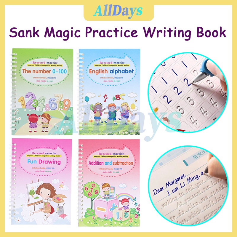 

Buku Sank Book Magic Sank Magic Practice Writing Book Sank Magic book Magic Book 3D Anak