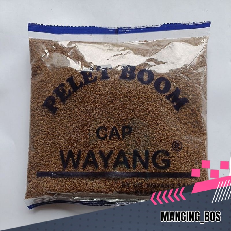 Pelet bom cap wayang/ umpan wayang pelet boom