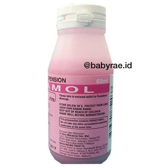 Suspensi Dhamol / Dhamol Suspension/Paracetamol