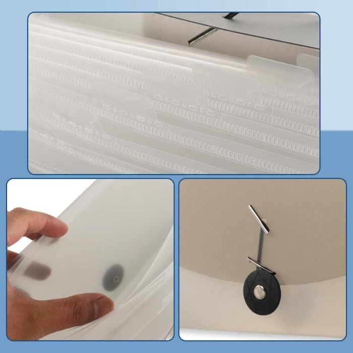 

SPCR Map Dokumen Folder Organizer 13 Slots B6 Plastik VQPYMS