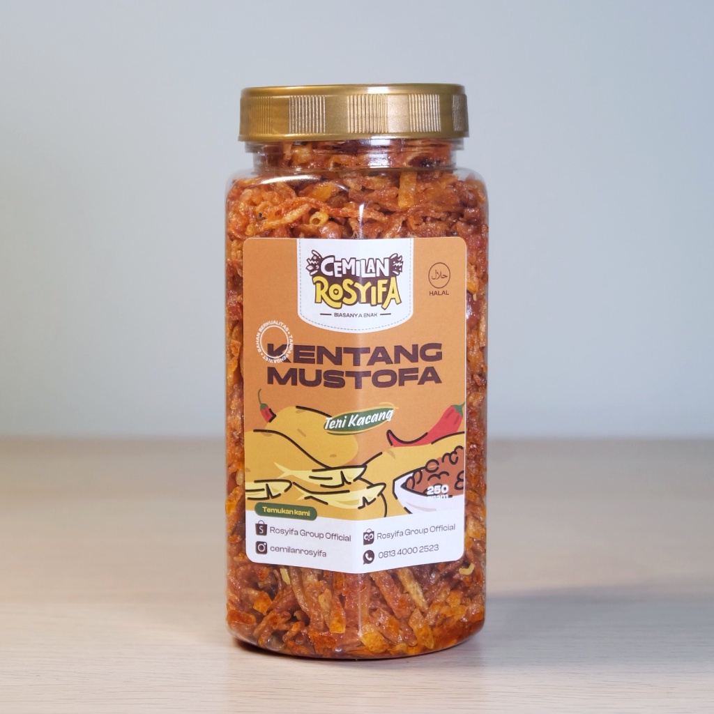 

[250 gram] Kentang Mustofa TERI KACANG Lauk Praktis Siap Saji