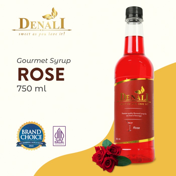 

Denali Syrup Rose 750ML - 06