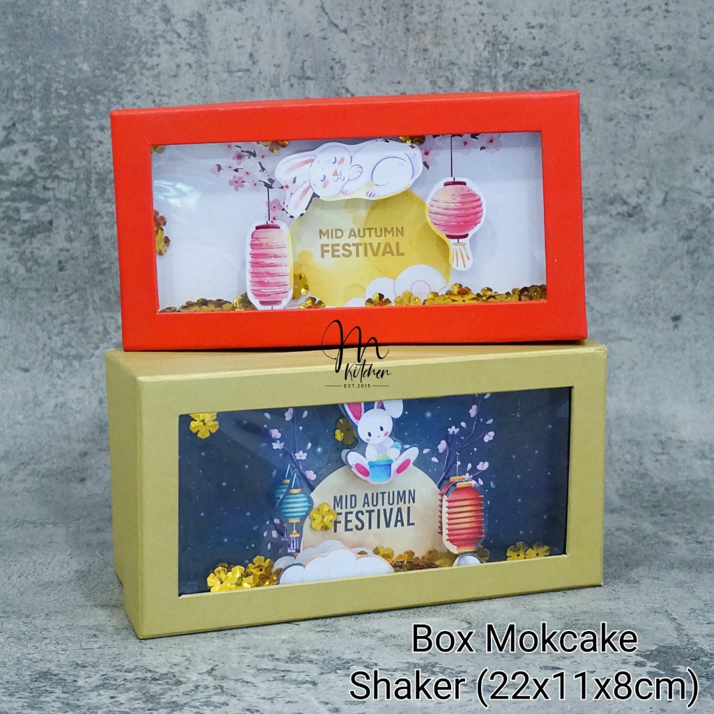 Box Mooncake  Shaker Indiana (22x11x8cm)