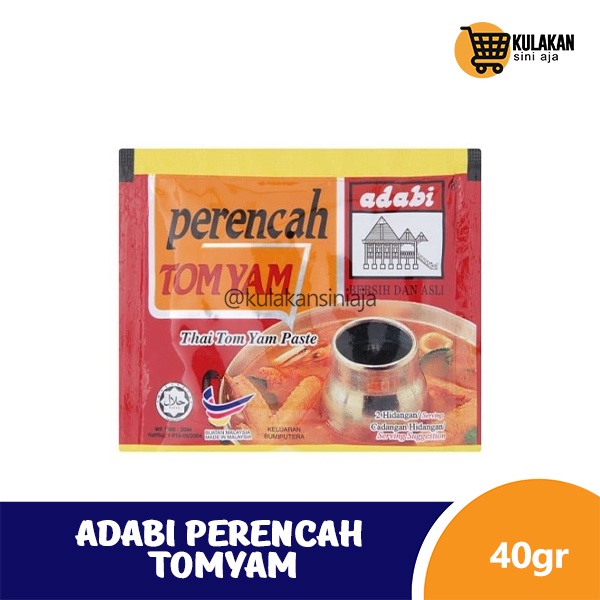 

ADABI Perencah Tomyam 40gr - Bumbu Tomyam Instan