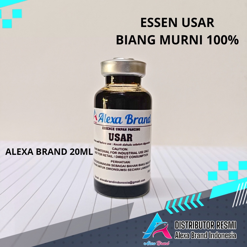 Essen Usar biang murni 100% - Usar hitam - esen Usar - Alexa Brand - umpan pancing