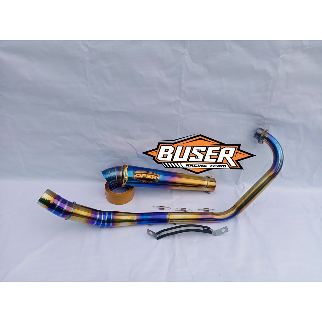TERMURAH knalpot OPBR bluemoon Vixion SatriaFu JupiterMX