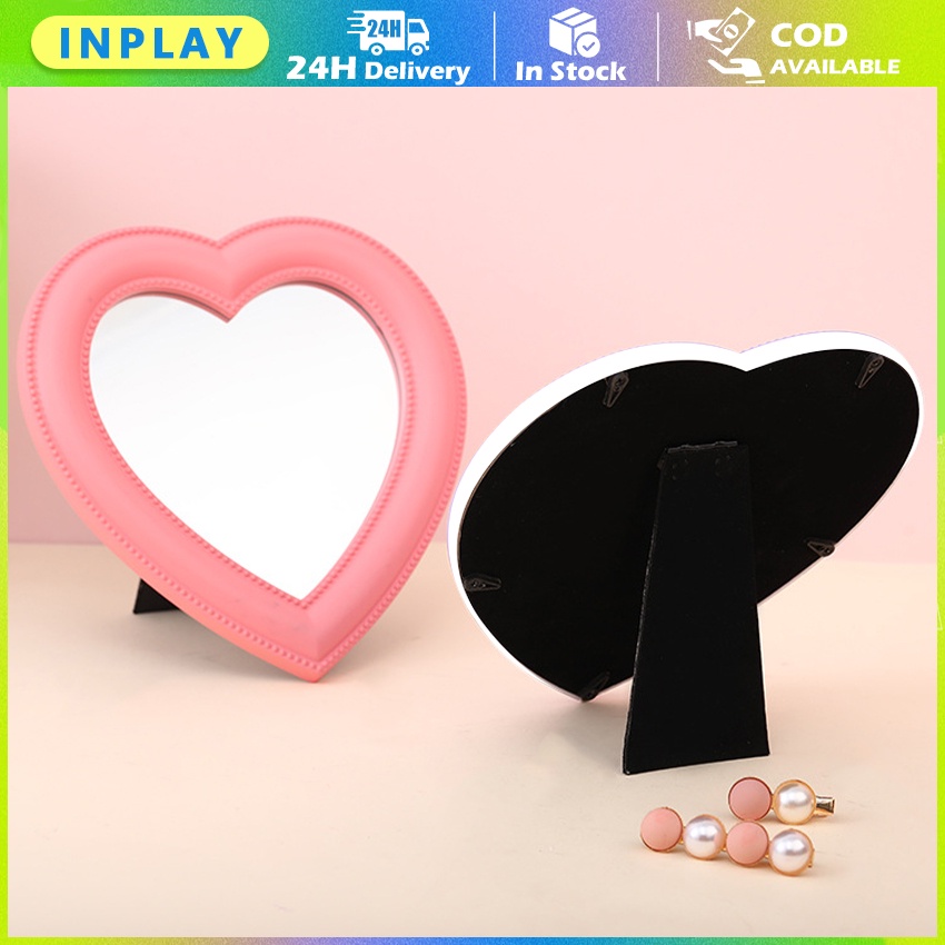 Candy Heart Mirror / Korean Love Mirror Aesthetic / Cermin Love Aesthetic Korea