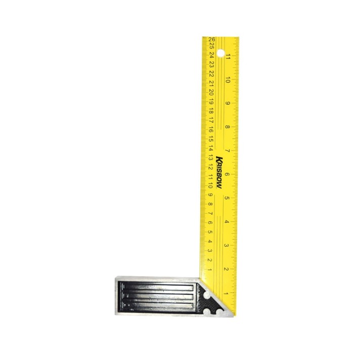 

Krisbow Try Square Penggaris Siku Besi 30 Cm Lrtsq12