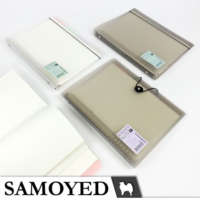 

Binder Note / Loose Leaf Binder B5 - 26 Ring Samoyed BNNT-51 - LI White