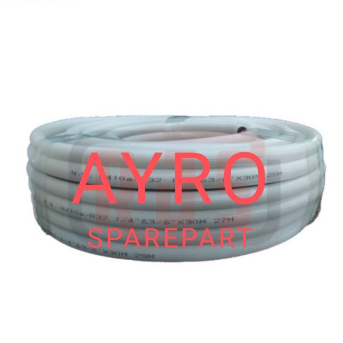 pipa AC 1/4×3/8 Nippon steel (NS) untuk AC 0,5 - 1 pk / meter /meteran