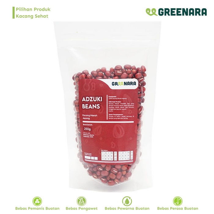 

[KUALITAS TERBAIK] Kacang Merah Jepang 250gr / Adzuki Beans Termuarah