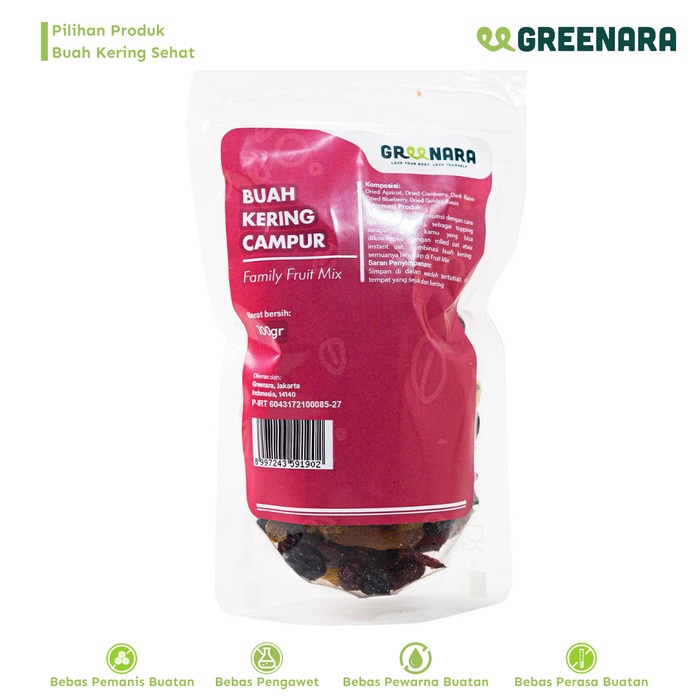 

[PREMIUM] Family Fruit Mix 100gr KUALITAS TERBAIK