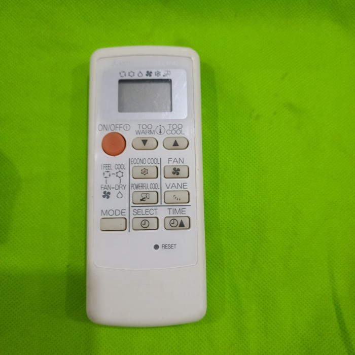 TOOL PART REMOTE AC MITSUBISHI ELECTRIC ORIGINAL BEKAS PAKAI